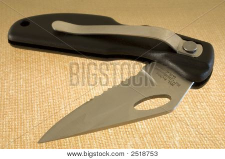 Hopfällbar kniv