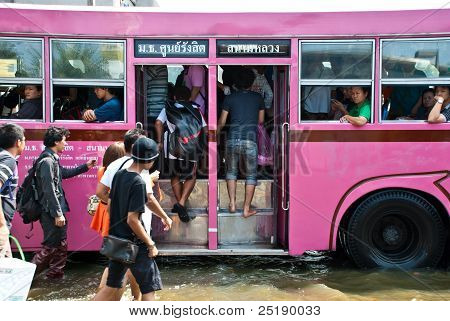 Bangkok peor inundación en 2011