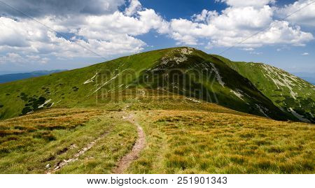 Beautiful Mountain Landscape - Hill Chabenec In Low Tatras, Slovakia