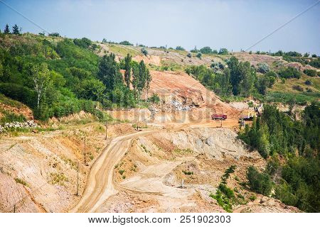 Limestone Quarry, Adjacent To The Village.