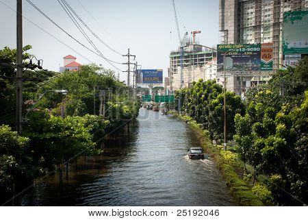 Bangkok peor inundación en 2011