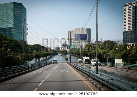 Bangkok peor inundación en 2011