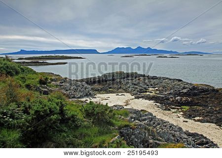 Isole di Eigg e Rhum, isole Ebridi, Scozia