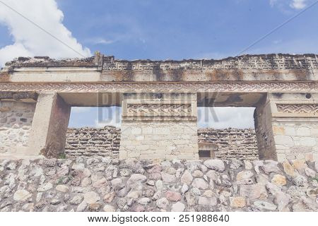 Ruins Of Mitla In Oaxaca Mexico