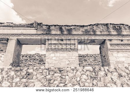 Ruins Of Mitla In Oaxaca Mexico