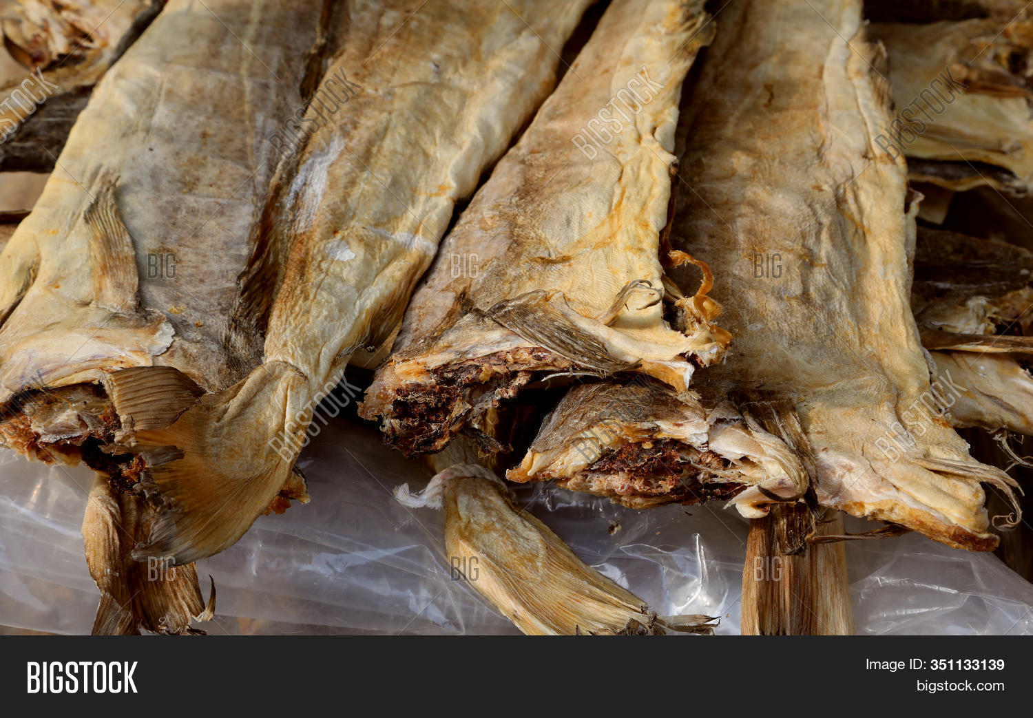 Dried Stockfish Sale Image & Photo (Free Trial) Bigstock