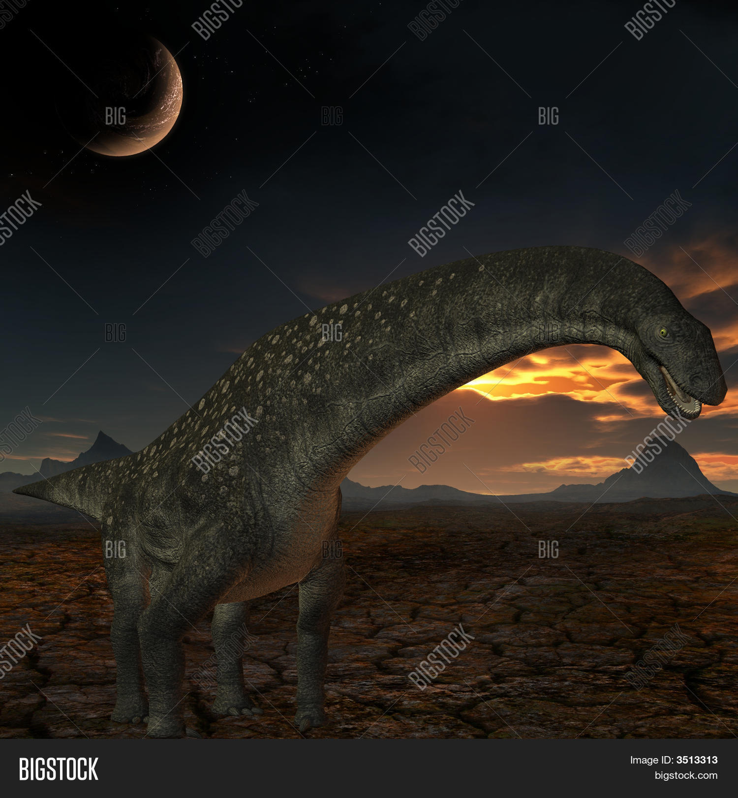 Titanosaurus Colberti Image Photo Free Trial Bigstock
