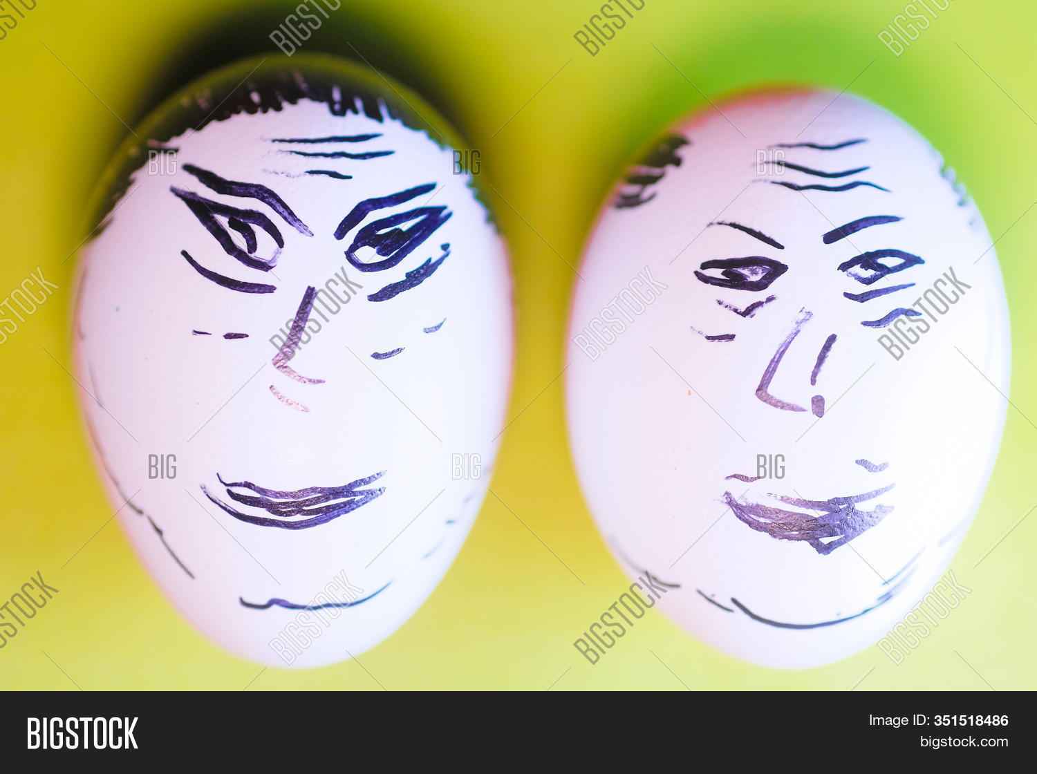 Egg Drawing Faces