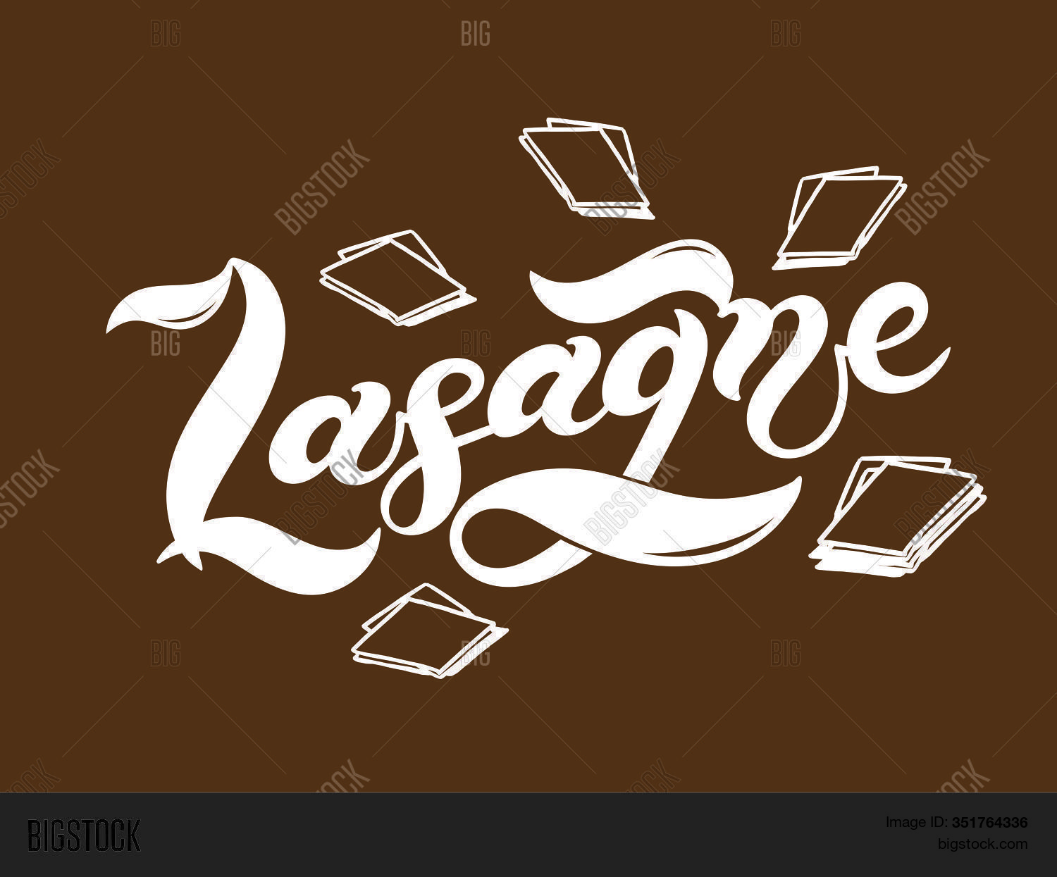 Lasagne. Name Type Vector & Photo (Free Trial) Bigstock