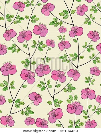 Modèle de fleur transparente