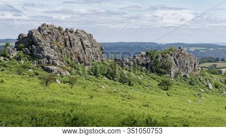 Greator Rocks Near Hound Tor, Dartmoor, Devon; Uk