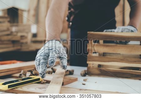 Diy Woodwork And Furniture Making Concept.