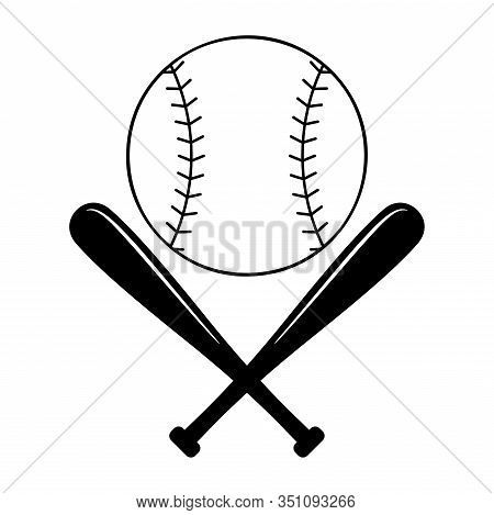 Baseball Mom Outline Style Tshirt Clipart Vector.