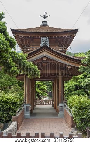 Chinese Temple - Chi Lin Nunnery In Hong Kong, China