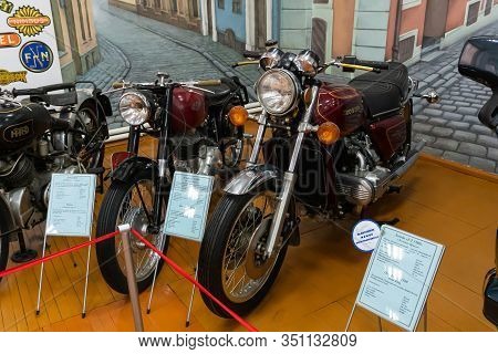 Irbit, Russia, 27 June 2019: Classic Motorcycle Honda Gl 1000 In Irbit State Motorcycle Museum