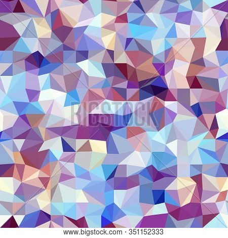 Geometric Abstract Pattern In Low Poly Style.
