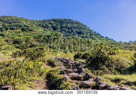 trekking track of the Mombacho Volcano Granada in Nicaragua
