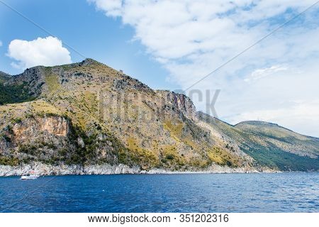 The Wild Coast Costa Di Masseta Between Scario And Marina Di Camerota In Southern Cilento, Campania,