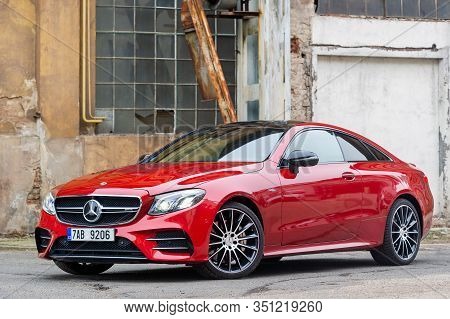 Prague, Czech Republic - February 1, 2019: Mercedes-benz E53 Amg In Prague, Czech Republic, February