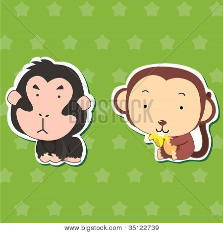 Cute Animal Stickers 02