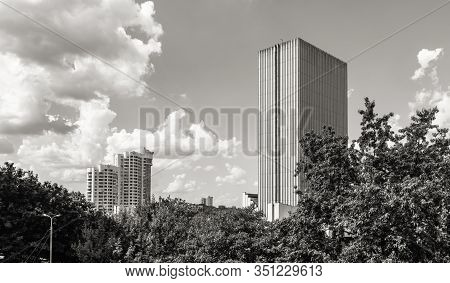Kyiv, Ukraine - Sep 29, 2019: Building Of Vernadsky National Library Of Ukraine. Vernadsky National 