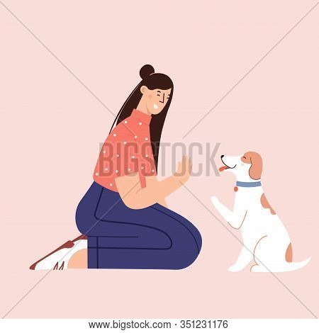 Flat Cartoon Vector Illustration About Human And