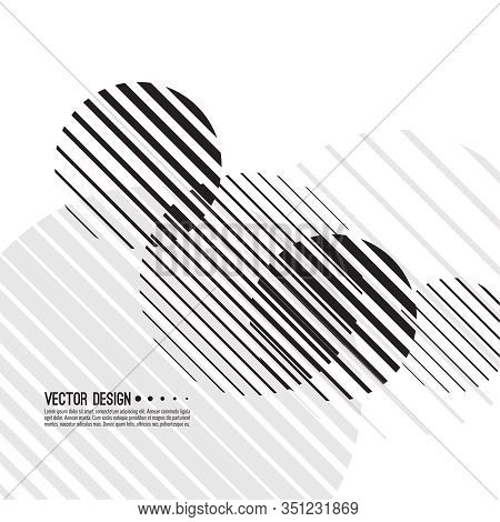 Abstract Monochrome Background With Spherical Geometric Shape. Vector Dynamic Spheres From Diagonal 