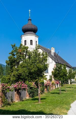 Monastery winery Thallern near Gumpoldskirchen, Lower Austria, Austria