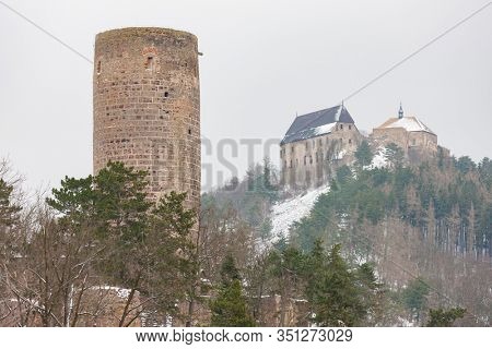 Tocnik and Zebrak two medieval castles in Czech Republic