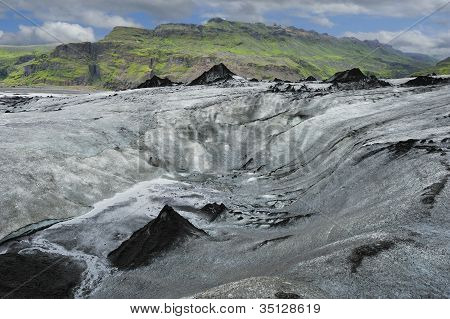 Geleira de Solheimajokull, Islândia