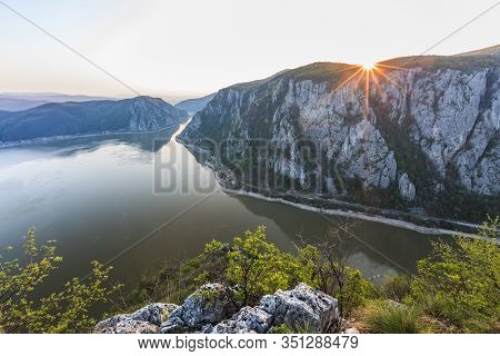 Sunrise In Danube Gorges 