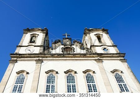 Igreja De Nosso Senhor Do Bonfim, A Catholic Church Located In Salvador, Bahia In Brazil. Famous Tou