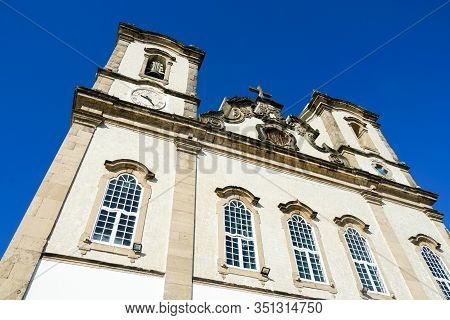 Igreja De Nosso Senhor Do Bonfim, A Catholic Church Located In Salvador, Bahia In Brazil. Famous Tou