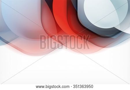 Abstract background - glass shiny transprent hexagon shapes overlapping eath other. Illustration For Wallpaper, Banner, Background, Card, Book Illustration, landing page