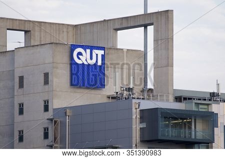 Brisbane, Queensland, Australia - 27th January 2020 : View Of The Qut (queensland University Of Tech