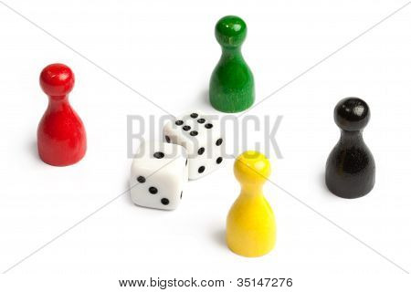 Vier Meeples