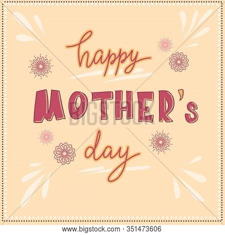 Happy Mothers Day Nice Card Or Banner