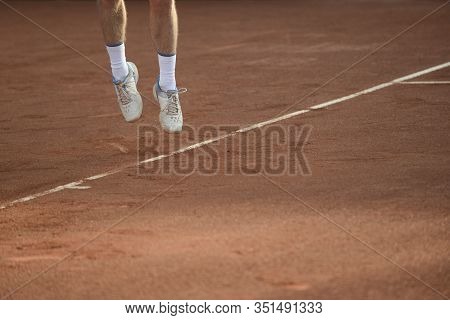 Rio De Janeiro, Rj, Brazil - February 17, 2020: Pablo Andujar (esp) Vs Fernando Verdasco (esp)  Duri