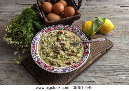 The Easter Composition. National Greek Soup 