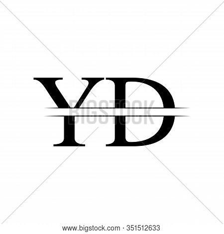 Initial YD Logo Design Vector Template. Creative Letter YD Business Logo Vector Illustration