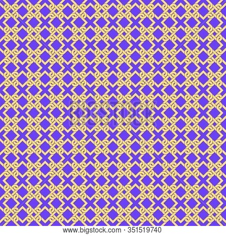 Art Deco Pattern, Chain Art Pattern, Vintage Wallpaper Pattern. Geometric Decorative Texture. Vintag