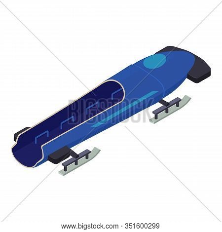 Bobsleigh Icon. Isometric Of Bobsleigh Vector Icon For Web Design Isolated On White Background