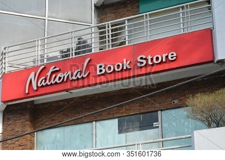 Rizal, Ph - Nov. 30: National Book Store Sign And Building Facade On November 30, 2019 In Antipolo, 