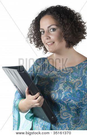 Estudante de mulher