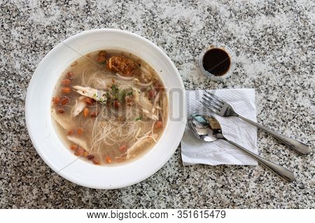 Soto Ayam Bihun, Popular Indonesian Noodle Soup In Malaysia