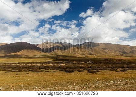 Suusamyr Valley, Mountain Landscape. Panfilov District, Chuy Region Kyrgyzstan