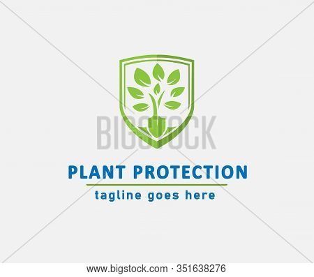 Logo Calling To Protect Plants.used As A Logo.