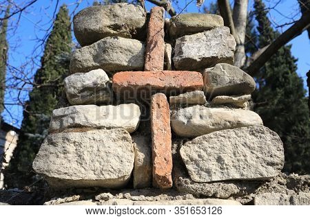 Details Of Stone Monastery Fence