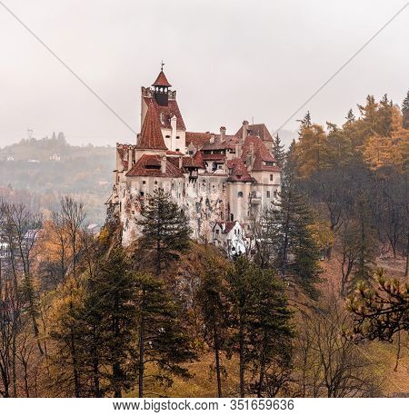 Majestic Bran castle in Romania