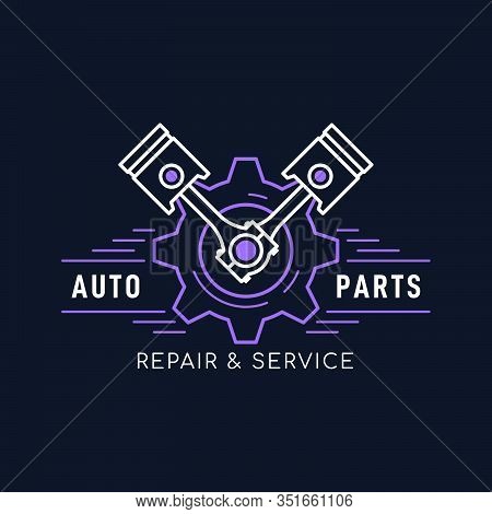 Car Service And Repair Badge Design, Stock Vector